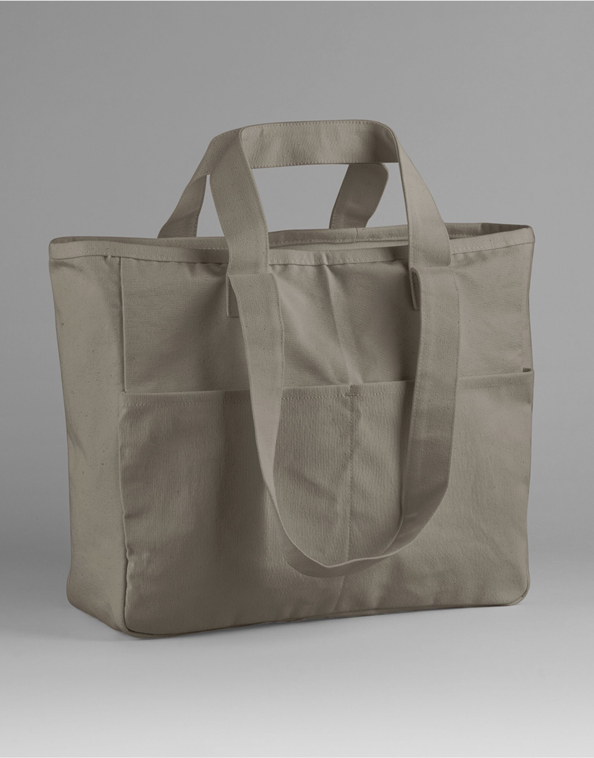 Westford Mill Double Handle Cargo Pocket Tote W604