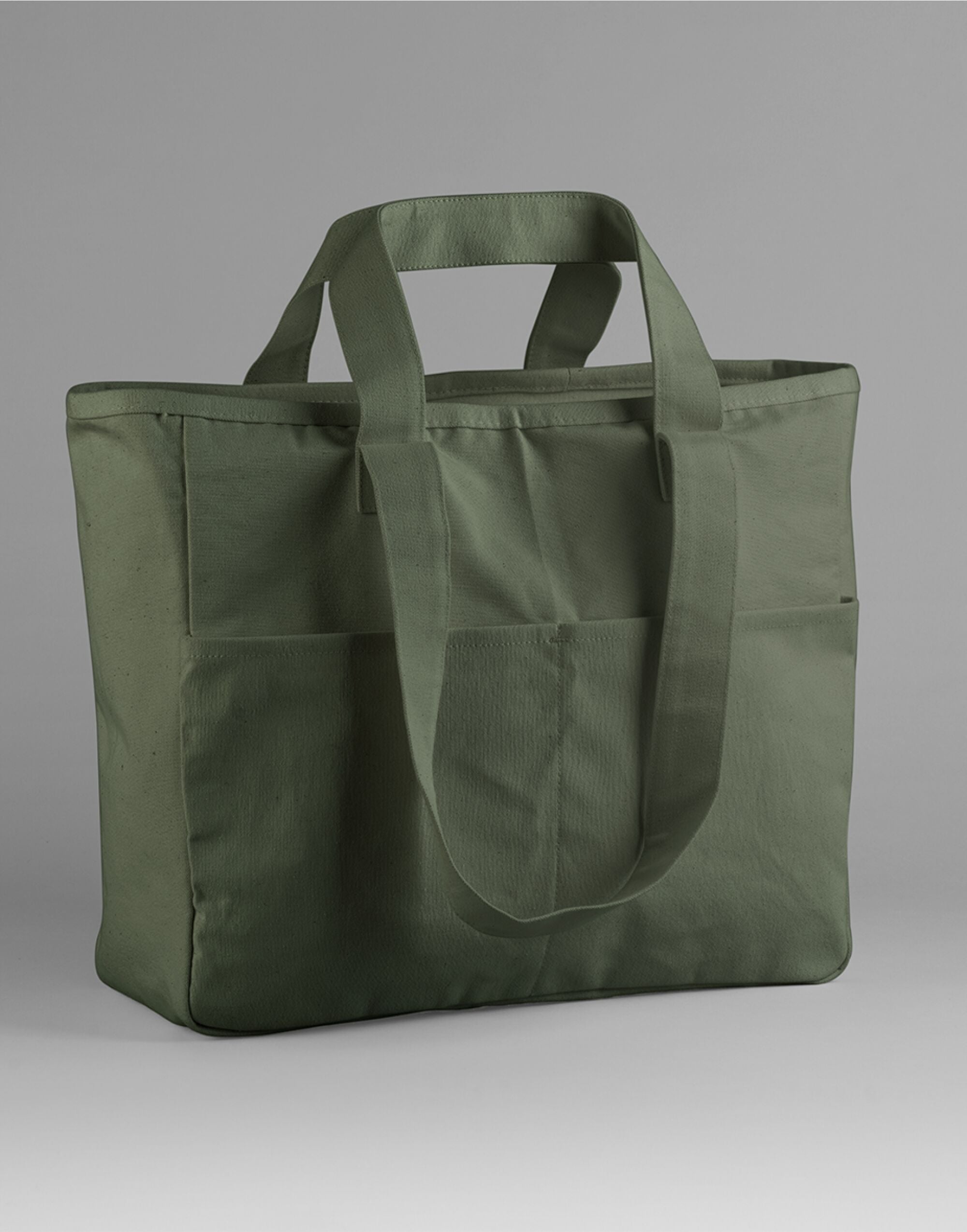 Westford Mill Double Handle Cargo Pocket Tote W604