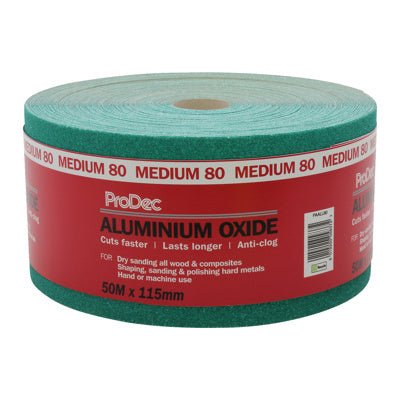 ProDec 50m Green Aluminium Oxide - 80 Grit