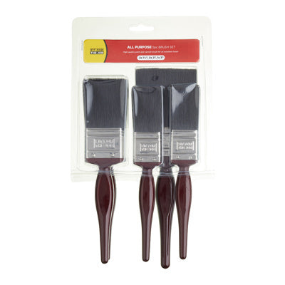 Fit For The Job 5pc All Purpose Brush Set - 2x 1.5", 2x 2", 1x 3"