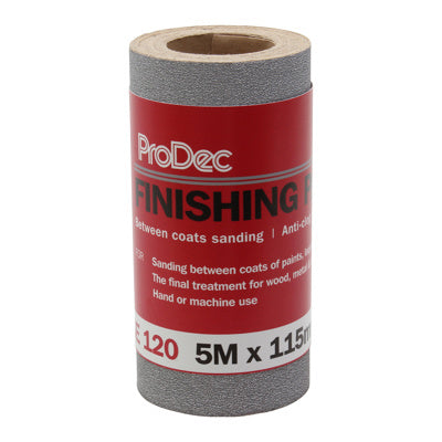 ProDec 5m Finishing Paper - 120 Grit