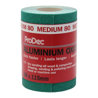ProDec 5m Green Aluminium Oxide - 80 Grit