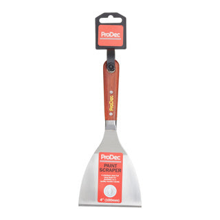 ProDec 4" Scale Tang Paint Scraper With Rosewood Handle