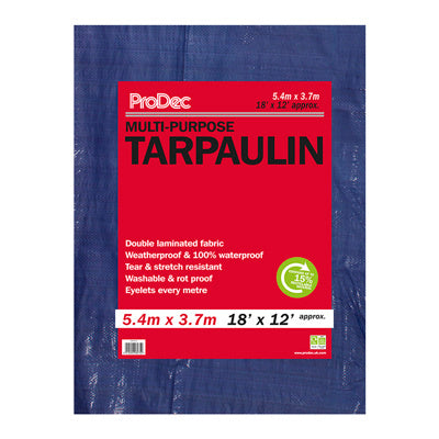 ProDec 18' x 12' Blue Tarpaulin