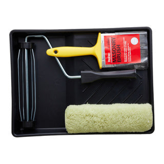 ProDec 9" x 1.5" Masonry Roller, 4" Brush & Tray Kit