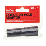 ProDec Extension Pole Screw Fit to Push Fit Adaptor - carded