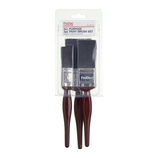 ProDec Contractor 3pc All Purpose Brush Set - 1", 1.5", 2"