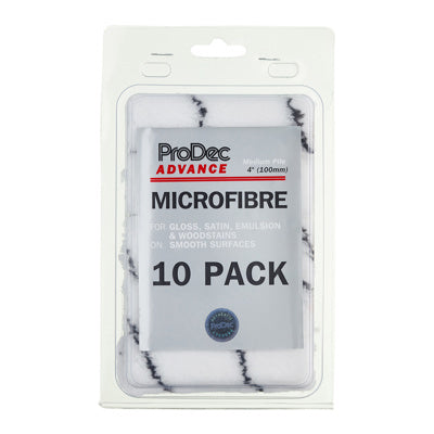 ProDec Advance 10pk 4" Medium Pile Microfibre Mini Roller
