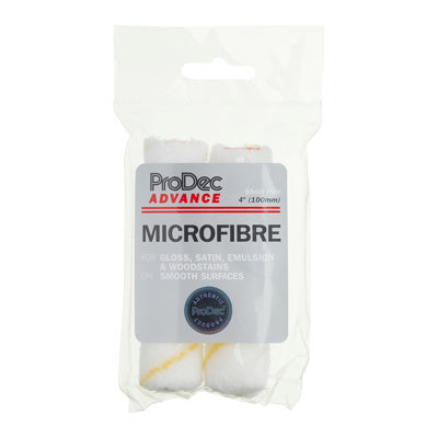 ProDec Advance 2pk 4" Short Pile Microfibre Mini Roller
