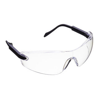 Blackrock Curved Safety Spectacle With Arm Adjust - Clear