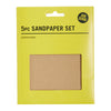 Job Done 5pk Sandpaper - Assorted Grades
