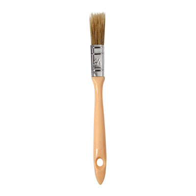 Unbranded Plastic Handle White Bristle Laminating Brush