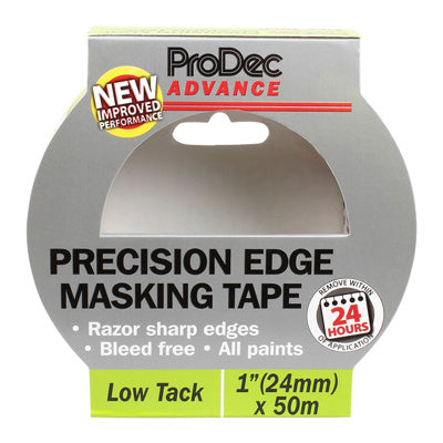 ProDec Advance 24mm x 50m Low Tack Precision Edge Masking Tape