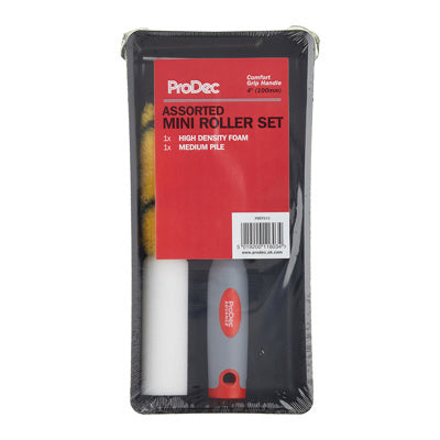 ProDec 4" Twin Head Mini Roller, Frame & Tray Kit