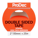 ProDec 50mm x 25m Double Sided Tape