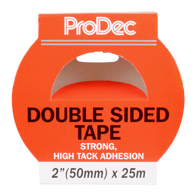 ProDec 50mm x 25m Double Sided Tape