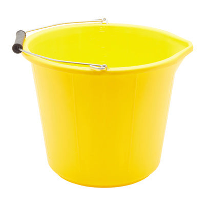 Unbranded 3 Gallon Yellow Builders Bucket