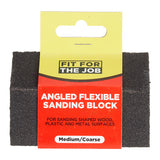Fit For The Job Angled Flexible Sanding Block - Medium/Coarse Grade