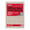 ProDec 5 pack 12' x 9' Cotton Twill Dust Sheets