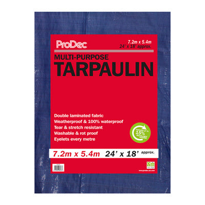 ProDec 24' x 18' Blue Tarpaulin