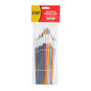 Fit For The Job 12pc Artists Brush Set - Colour Handles