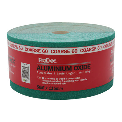 ProDec 50m Green Aluminium Oxide - 60 Grit