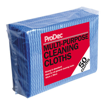 ProDec 50pk Multi Purpose Cleaning Cloths