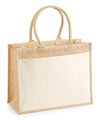 Westford Mill Cotton Pocket Jute Shopper W427