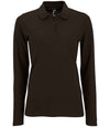 SOL'S Ladies Perfect Long Sleeve Piqué Polo Shirt 02083