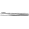 Diagonal Brushed & Shiny Rhodium Tie Slide by Dalaco