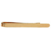 Plain Polished Gold Plated Tie Slide by Dalaco
