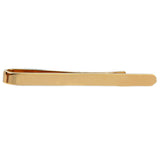 Plain Polished Gold Plated Tie Slide by Dalaco
