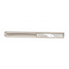Half Mother of Pearl Rhodium Plated Tie Slide by Dalaco