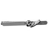 Football & Boot Rhodium & Black Crocodile Clip Tie Bar by Dalaco