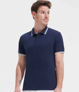 SOL'S Pasadena Tipped Cotton Piqué Polo Shirt 10577