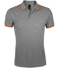 Grey Marl/Orange