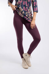 Weird Fish Louisa Leggings in Aubergine