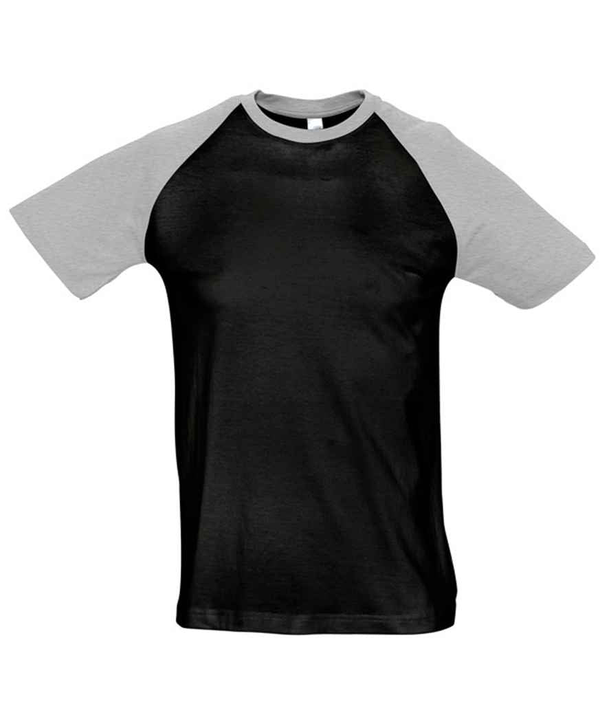 SOL'S Funky Contrast Baseball T-Shirt 11190