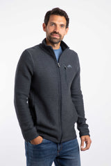 Weird Fish Transom Full Zip Macaroni in Navy