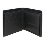 Brown Leather Wallet RFID Lined with ID Partition and Coin Pouch by Dalaco