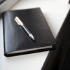 Leather Bound Notebook and Lined Refill Pad by Dalaco