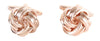 Rose Gold Knot Cufflinks by Dalaco