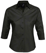 SOL'S Ladies Effect 3/4 Sleeve Fitted Shirt 17010