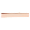 Rose Gold Plated Skinny Tie Slide by Dalaco