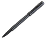 Black Ribbed Roller Ball Pen by Dalaco