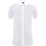 Blue Max Banner Boys Slimfit Twin Pack Short Sleeve Shirt 1VS