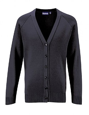 Blue Max Banner Premier LC Cardigan 1WC - Black