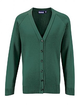 Blue Max Banner Premier LC Cardigan 1WC - Bottle Green