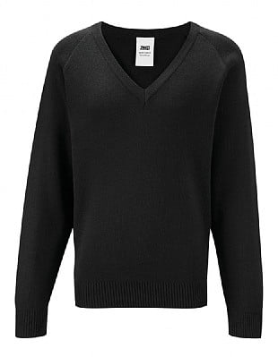 Blue Max Banner Premier LC V Neck Jumper 1WW - Black