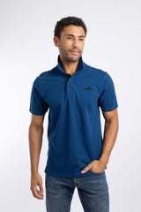 Weird Fish Miles Pique Polo Shirt in Estate blue